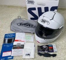 SHOEI NEOTEC Helmet Luminous White 59cm Motorcycle Riding Gear New