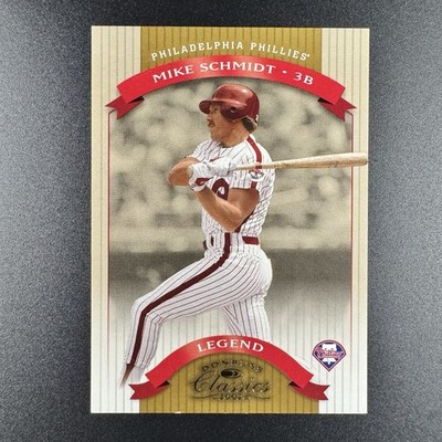 Mike Schmidt 2002 Donruss Classics /1500 PHILADELPHIA PHILLIES MLB RARE