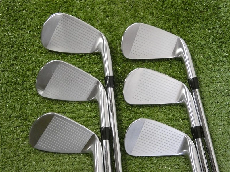 Titleist 2023 T200 Forged Left Hand Irons 5-P AMT Black R300 Regular Steel Mint - Image 3 of 4