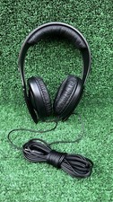 Sennheiser HD 202 Wired Over The Ear Headphones Black 3.5mm Audio Jack Tested 