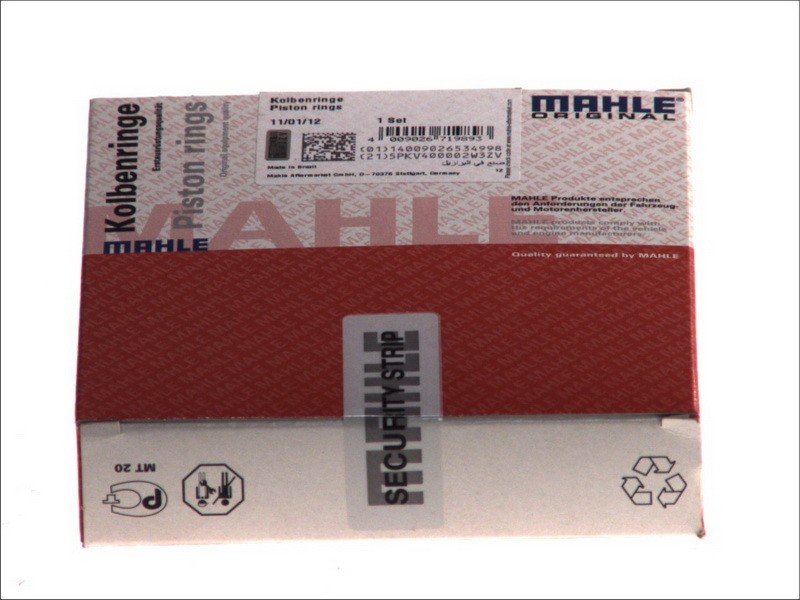 Fits MAHLE 022 13 N0 Piston Ring Kit 022 13 N0 89 (STD) 3-1,75-2,5 Piston ring