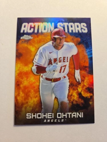 2023 Topps Chrome Shohei Ohtani ACTION STARS Card #ASC-4 Angels  H9
