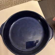 Anthropologie Baking Dish Navy Blue