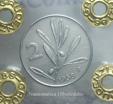 Repubblica Italiana - 2 Lire Ape 1958 RRR -  BB++ / VF++ Periziata