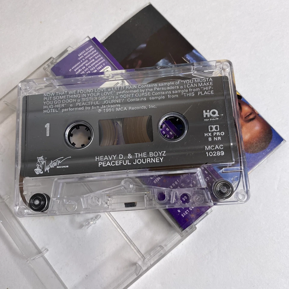 Heavy D and the Boyz Peaceful Journey 90's Cassette Tape Hip Hop Rap - Image 4 of 4