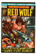 RED WOLF #1 7.0 // FIRST ISSUE GIL KANE COVER ART MARVEL COMICS 1972