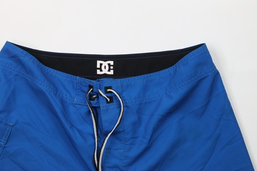 Vintage DC Shoes Mens 32 Distressed Big Logo Skateboarding Board Shorts Blue - Picture 3 of 12