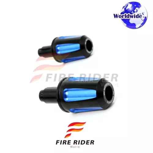 FAIZ CNC Blue Bar Ends Pair For Honda CBR 600 F2,F3,F4,F4i 91 92 93 94 95 96