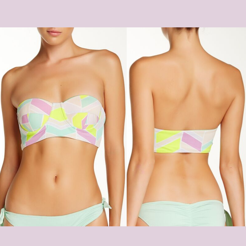 Katie - Katie tops 完売品 NEW! zinke Katie Underwire Bustier Bikini Top in Yellow