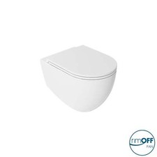 Rocco Rimless Wall Hung Combined Bidet Toilet with Soft Close Seat
