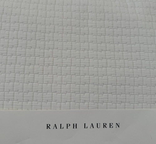 Ralph Lauren Elyssa White Full / Queen Coverlet $285 NIP - Picture 4 of 11