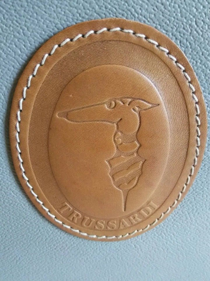 Trussardi XL серый и коричневый галечной кожи застежки Дамская сумка Xlnt состоянии!! - Изображение 2 из 4