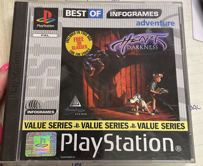 Heart of Darkness (PS1) Vintage Action Platformer Complete Good  Condition UK