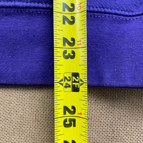 Vintage TCU Horned Frogs Embroidered Hoodie Pullover Purple Medium NCAA Y2K ✝️ - Picture 7 of 9