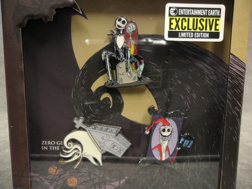 Loungefly Nightmare Before Christmas NUEVO * Juego de pines de 3 piezas * Exclusivo de Nueva York 2020 - Imagen 3 de 7