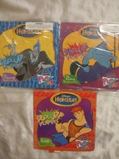 VINTAGE BLOCKBUSTER VIDEO PROMO PLAY PAK HERCULES LOT OF 3 POP UP PLAYSET BOOKS