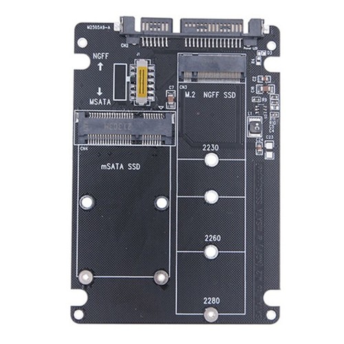 NGFF/MSATA to Sata3 Adapter Switchable For B Key & B/M Key Interfaces Disk - Afbeelding 5 van 10