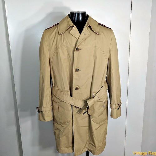 GLENEAGLES Vtg Polycotton RAINCOAT Rain 