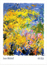 US 4444h MNH 2010 Abstract Art Grande Vall e Joan Mitchell