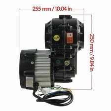 48V 500W 1000W Differential Brushless Motor For Go Kart Golf Cart Ride on Mower
