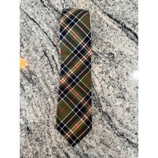 Kenneth Gordon Plaid Necktie - Hand Sewn Imported Cotton - Men's Tie