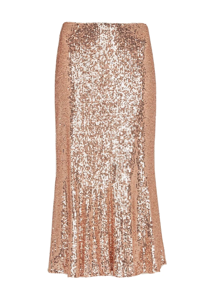 Sequin midi cheap skirt whistles
