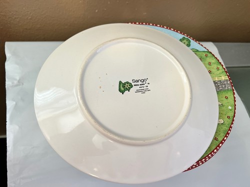Sango Green Acres Dinner Plate or Desert Country House Churches Farm Horses 1995 - Picture 8 of 10