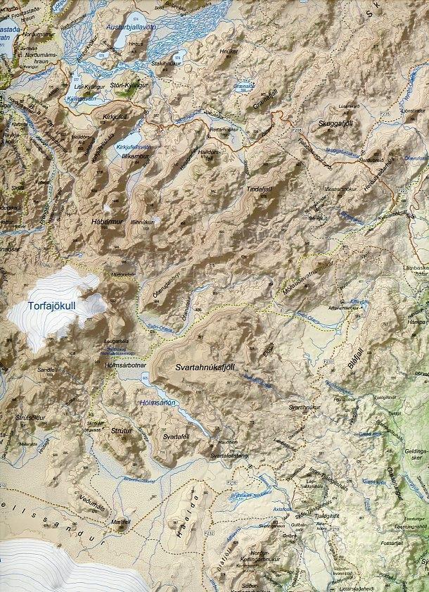 Thumbnail - Island Serkort 04 Landmannalaugar - Porsmörk 1 : 100 000 (land-)karte