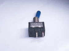 4X MT-1021 ZING EAR Toggle Switch SPST ON-OFF 6A 125VAC / 3A 250VAC Black & Blue