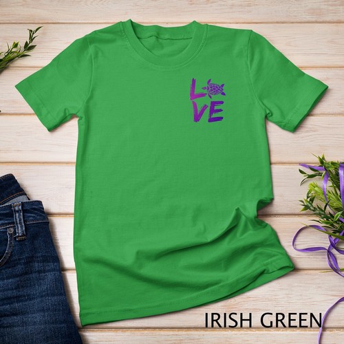 Hot Love Schildkröte Natur Umwelt Ozean Meeresbewohner T-Shirt Unisex T-Shirt - Bild 6 von 15