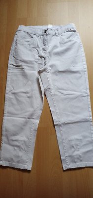 3/4 Jeans, Capri vCollectionL Mod. Nizza, weiß, Gr. K 22, 44, Dehnbund, Neu GH3