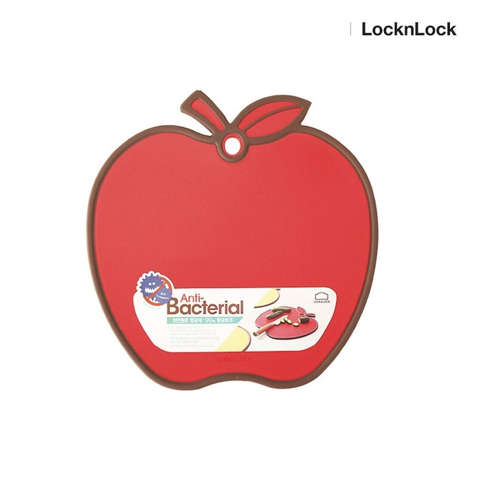 Tabla de cortar antibacterianas en forma de manzana LocknLock, modelo CSC551 Foto 3 de 4
