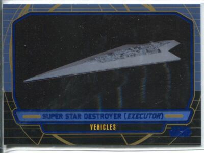 Star Wars Galactic Files Blue Parallel #279 Super Star Destroyer Executor