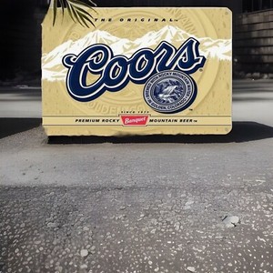 Coors The Original Rocky Mountain Beer Aluminum Sign 