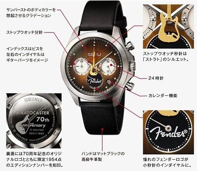 Fender Stratocaster 70th Anniversary Seiko Collaboration Fender Stratocaster 70th Anniversary Seiko Collaboration