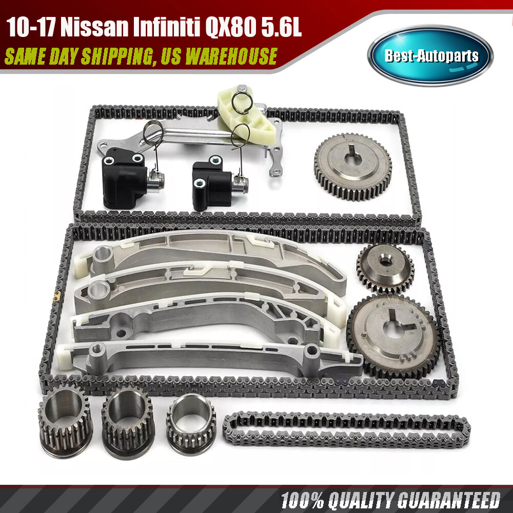 Timing Chain Kit For Nissan Infiniti QX80 M56 Q70 Armada Passenger 5.6L