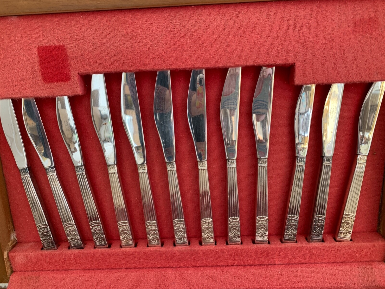 Arthur Price of England County Plate Canteen Cutlery Boxed Knives Forks