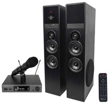 Audio Technica Atw-3212/c710ee1 Wireless Handheld Mic+tower Home Theater Speaker