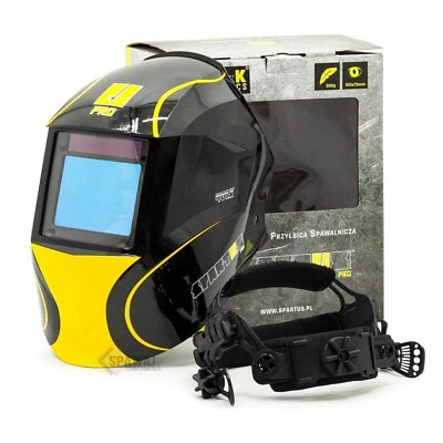 Spartus Pro® 401X MASK Auto Dunkelung Schweißhelme WIG MIG 4 Sensoren 1/1/1/1