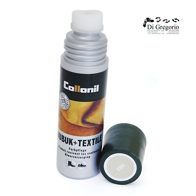 Ricolorante per nabuk tessuto liquido 100 ml con spugnetta scarpe borse  giacche