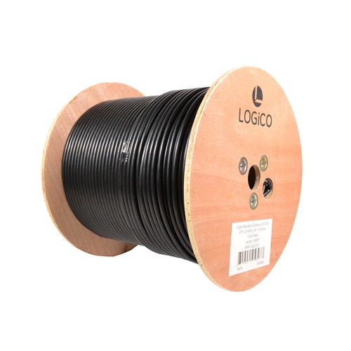Cat6 Shielded Cable 1000ft STP/FTP Ethernet Direct Burial 23AWG CCA - Picture 3 of 6