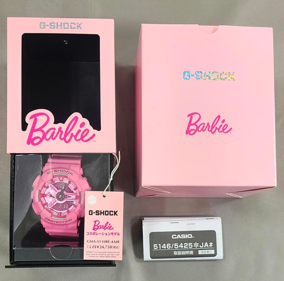 CASIO G-SHOCK GMA-S110BE-4AJR Barbie Collaboration Limited CASIO G-SHOCK GMA-S110BE-4AJR Barbie Collaboration Limited