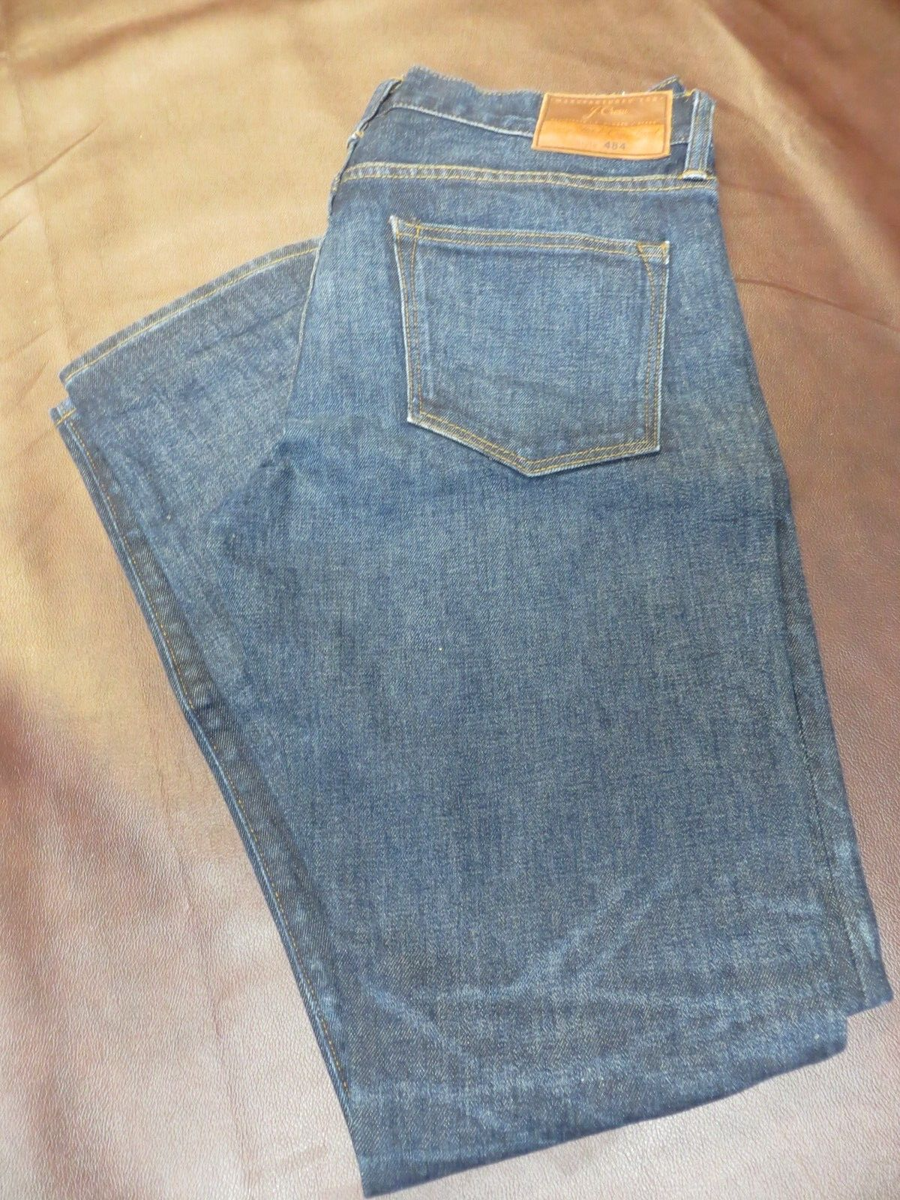 J CREW MEN 484 SLIM FIT KURABO JAPANESE DENIM BLUE JEANS J CREW MEN 484 SLIM FIT KURABO JAPANESE DENIM BLUE JEANS
