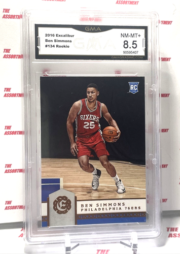 🔥 2016 Panini Excalibur #134 Ben Simmons RC Rookie GMA 8.5 NM-MINT 🔥 - Bild 1 von 2