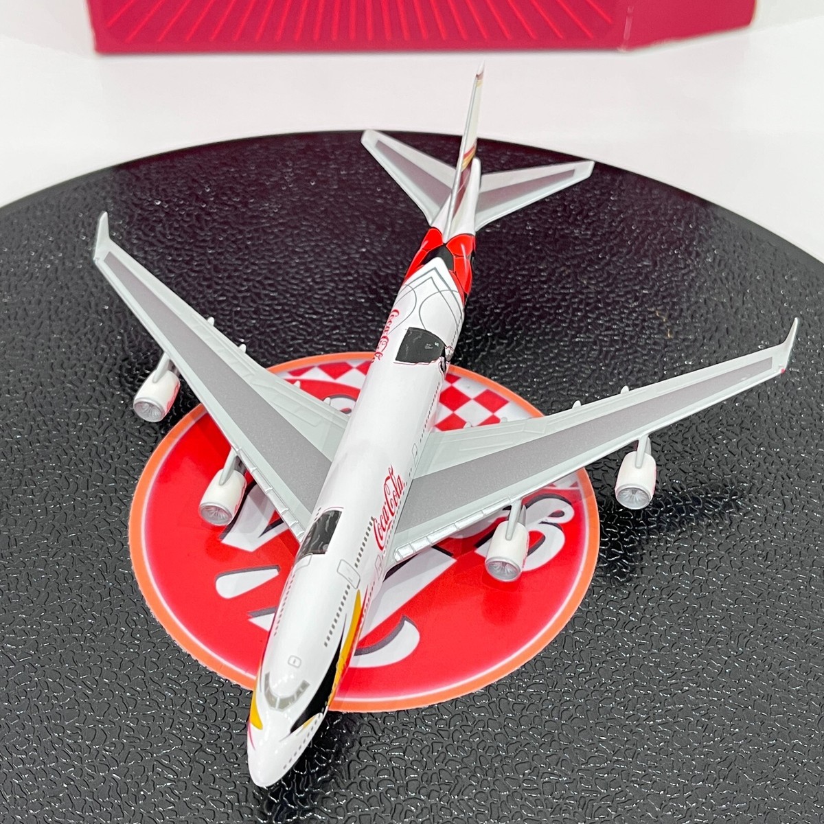 herpa 1/500 Boeing 747-400 Coca-Cola Diecast model airplane