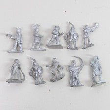 D D Dungeons Dragons Metal Miniatures RPG Grenadier 70's 80's Lot of 10 A12