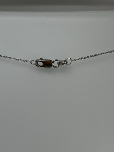 New Authentic Tiny Treasures Diamond Baby Sliver Cross Necklace by Roberto Coin - Picture 8 of 12