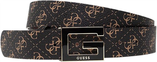 Guess Liberty City 4G Gold Logo Womens Belt In Brown S - L - Picture 1 of 6