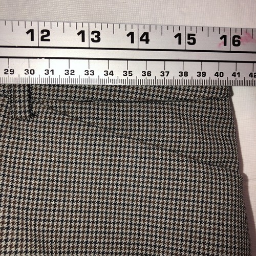 Christopher & Banks 6 NWT TAPERED Shaped Fit Mid Rise Pants 5666 Houndstooth 🧡 - Picture 8 of 12