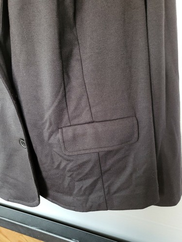 Black Lane Bryant Double Weave Stretch Two Button Blazer Size 26 - Picture 3 of 8